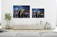 Vista 94 de SpiritualHands Póster de Lionel Messi, lienzo artístico de pared de Messi Argentina, carteles de fútbol de Leo Messi para dormitorio de niños