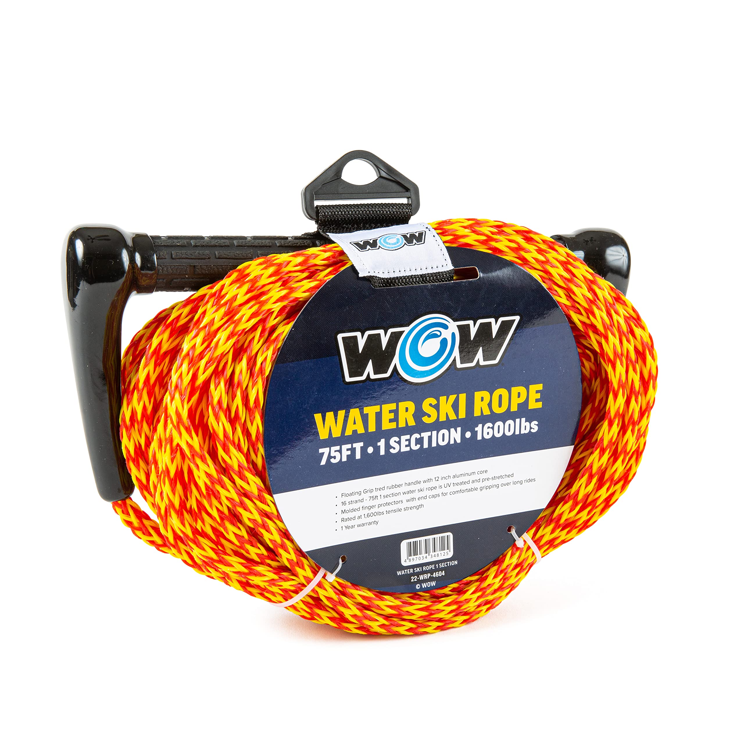 Wow Sports Cuerda de Remolque Wakeboard 75 Pies
