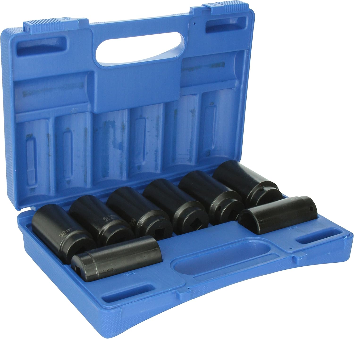 Grey Pneumatic (1708SN) 1/2" Drive 8-Piece 12-Point Spindle/Axle Nut Socket Set