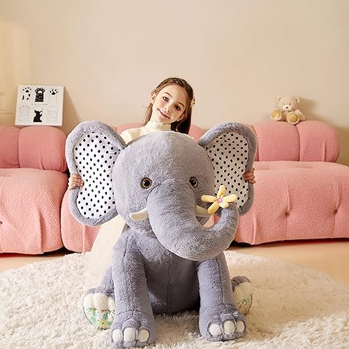 Miniatura 9 de Tumyay Peluche de unicornio gigante suave, juguete de unicornio grande de 51 pulgadas, juguetes de unicornio gigante, lindo tamaño grande, enorme