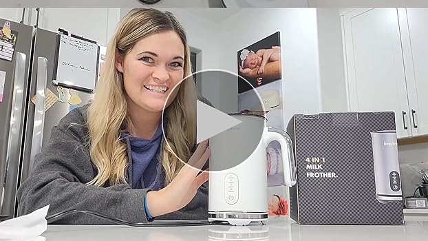 Amazon.com: LONGDEEM Milk Frother, 4 in 1 Electric Milk Foamer