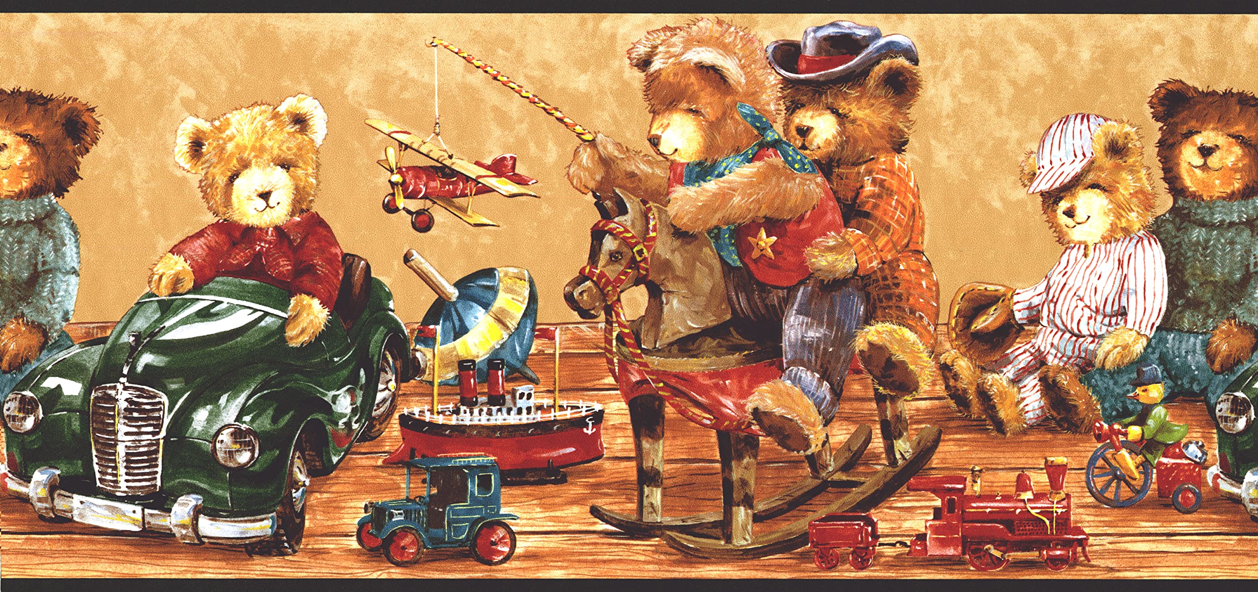 オンラインストア特売中 Teddy Beddy Bear ビンテージ ウォール