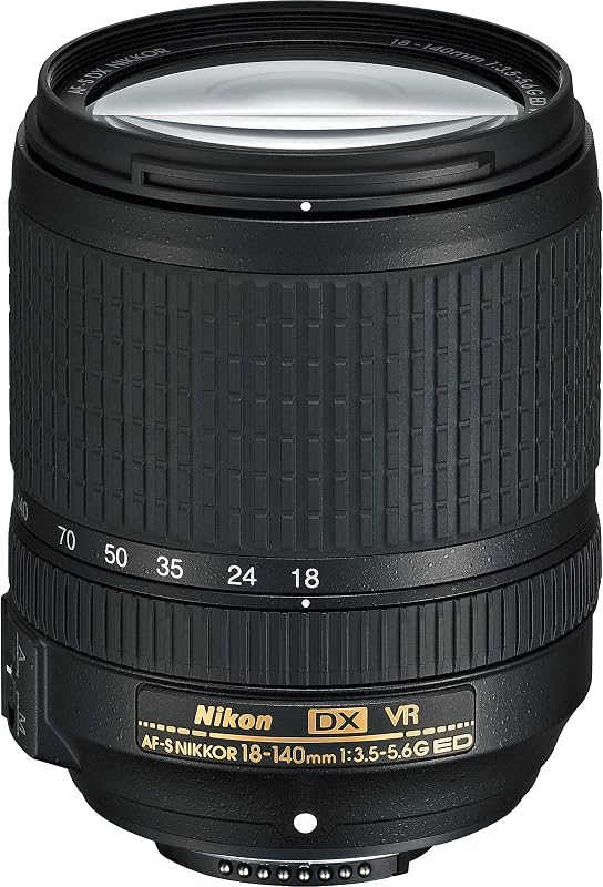 2213 18-140 mm f/3.5-5.6G ED VR AF-S DX NIKKOR Lente de zoom para cámaras Nikon DX | Fotografía con zoom todo en uno con apertura f/3,5-5,6, estabilización de imagen y rango focal de 18-140 mm