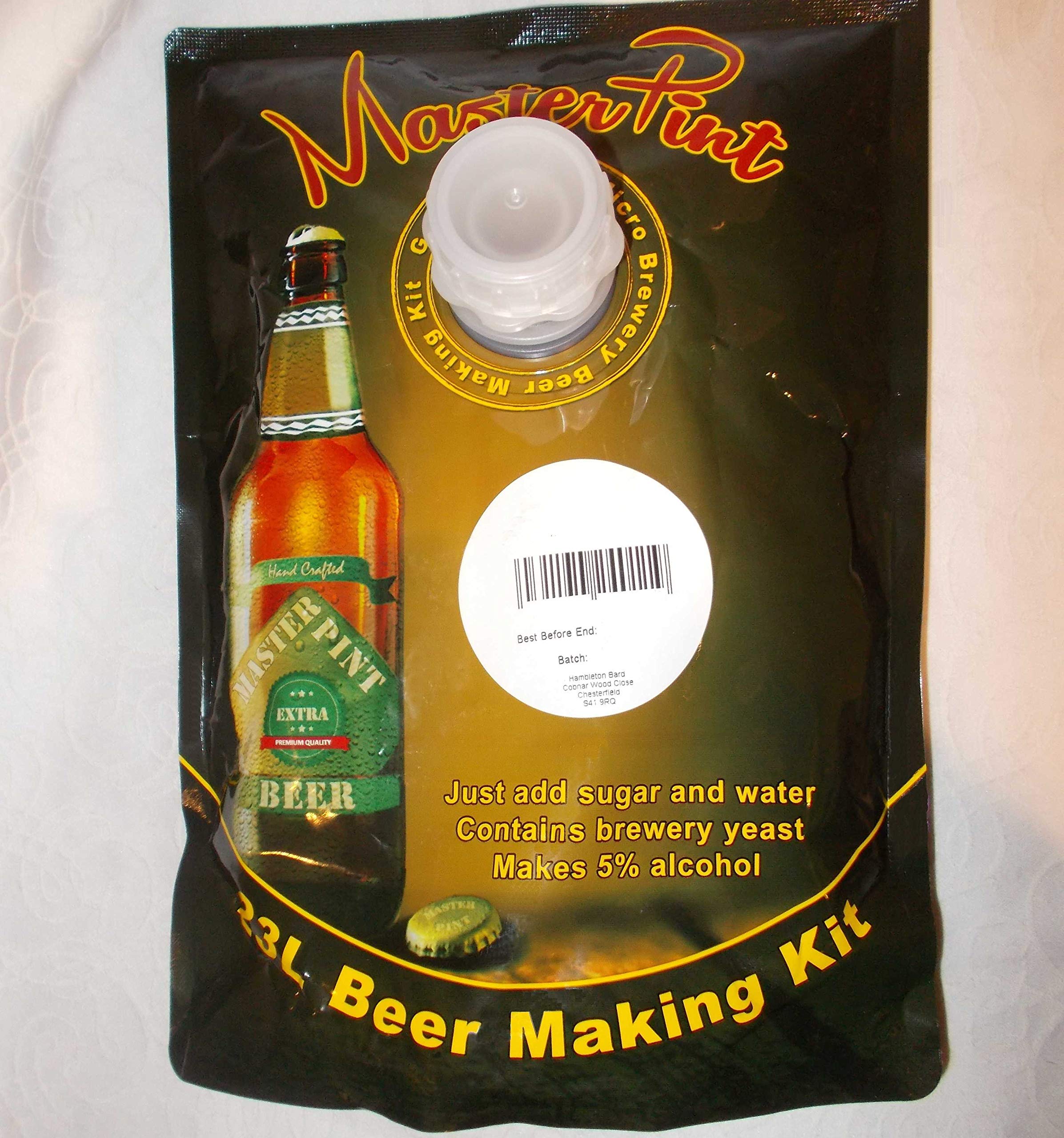 MasterPint Lager - Home Brew Beer Ingredient Kit - Makes 40 Pints