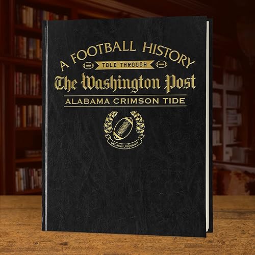 Miniatura 8 de Signature gifts Libro de historia de periódico de fútbol universitario personalizado, tapa dura grande A3 de lujo, fanático del fútbol