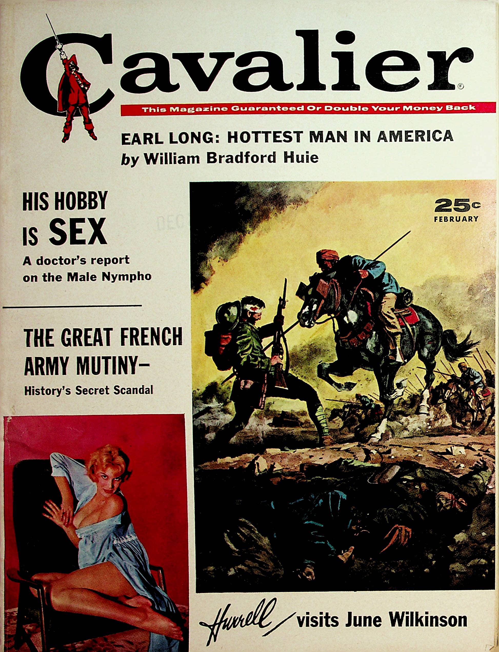 Cover of Cavalier, February 1960
