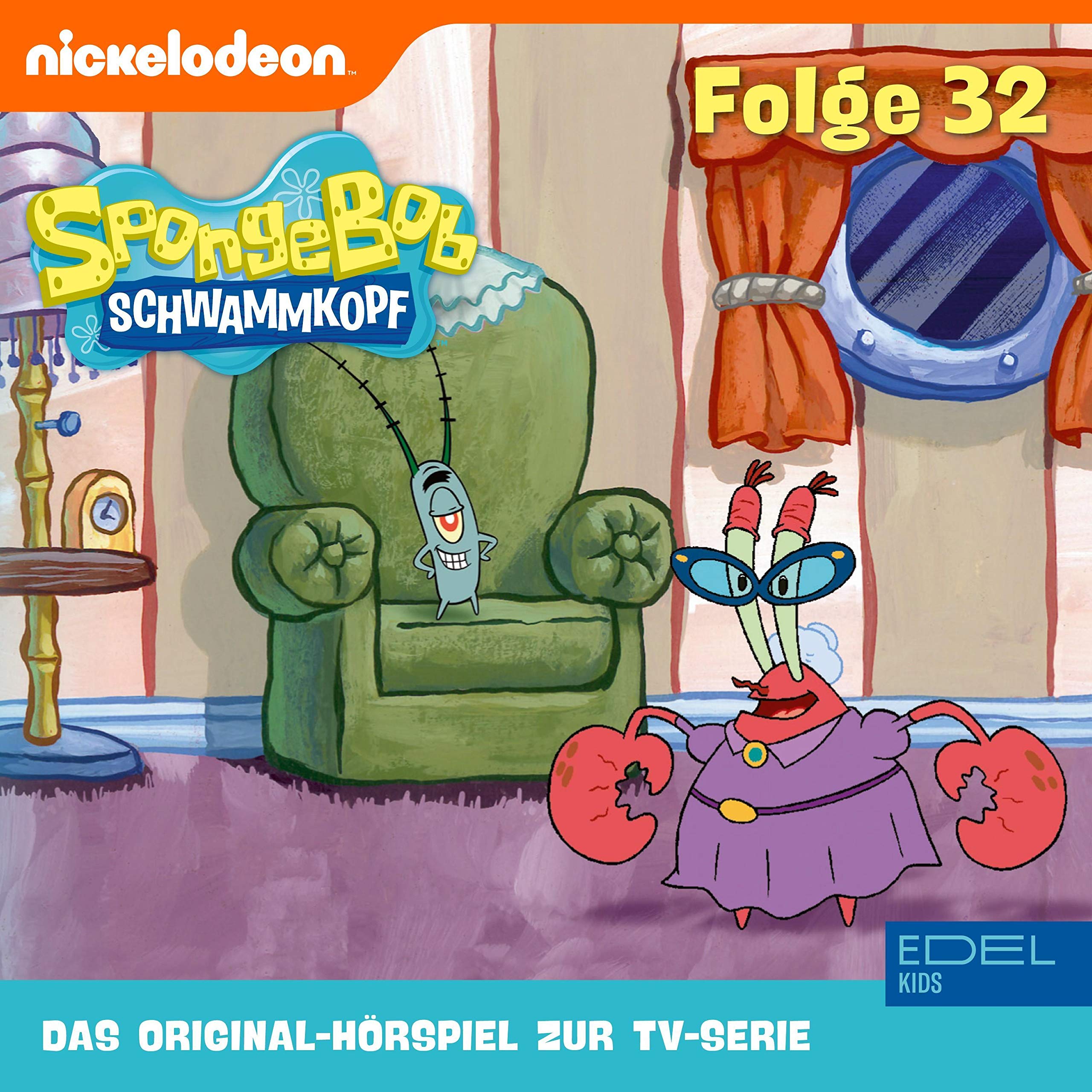 Cover art for SpongeBob Schwammkopf 32. Das Original-Hörspiel zur TV-Serie