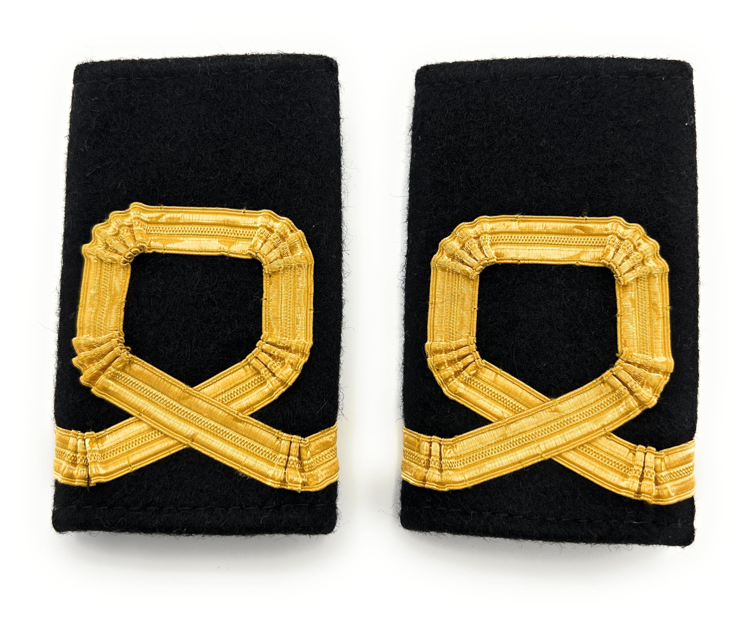 Uniform Store London Men's Gold Black Epaulette Naval Square Curl Sub Lieutenant R680