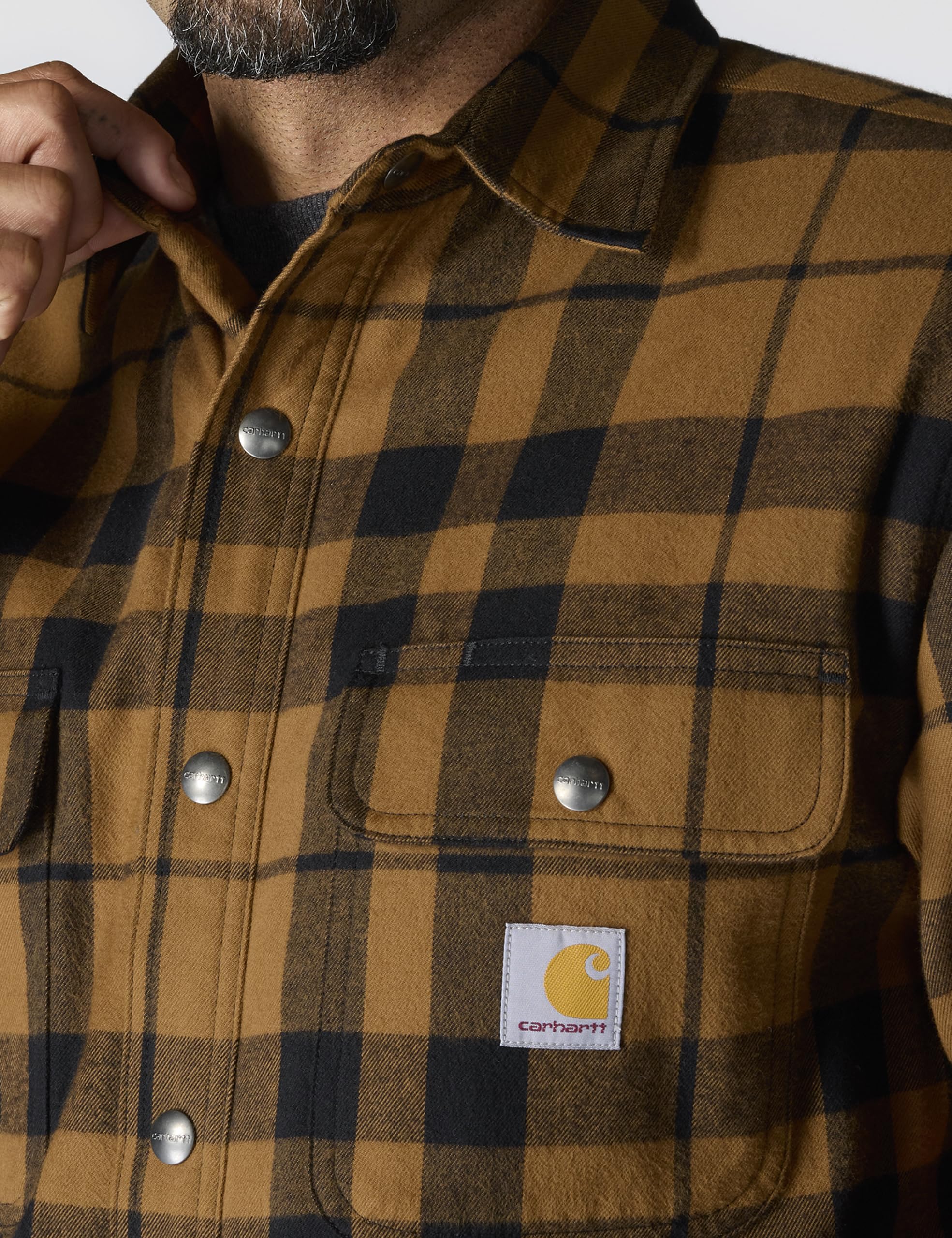 Carhartt Hubbard Plaid Shirt Kurtka, XL