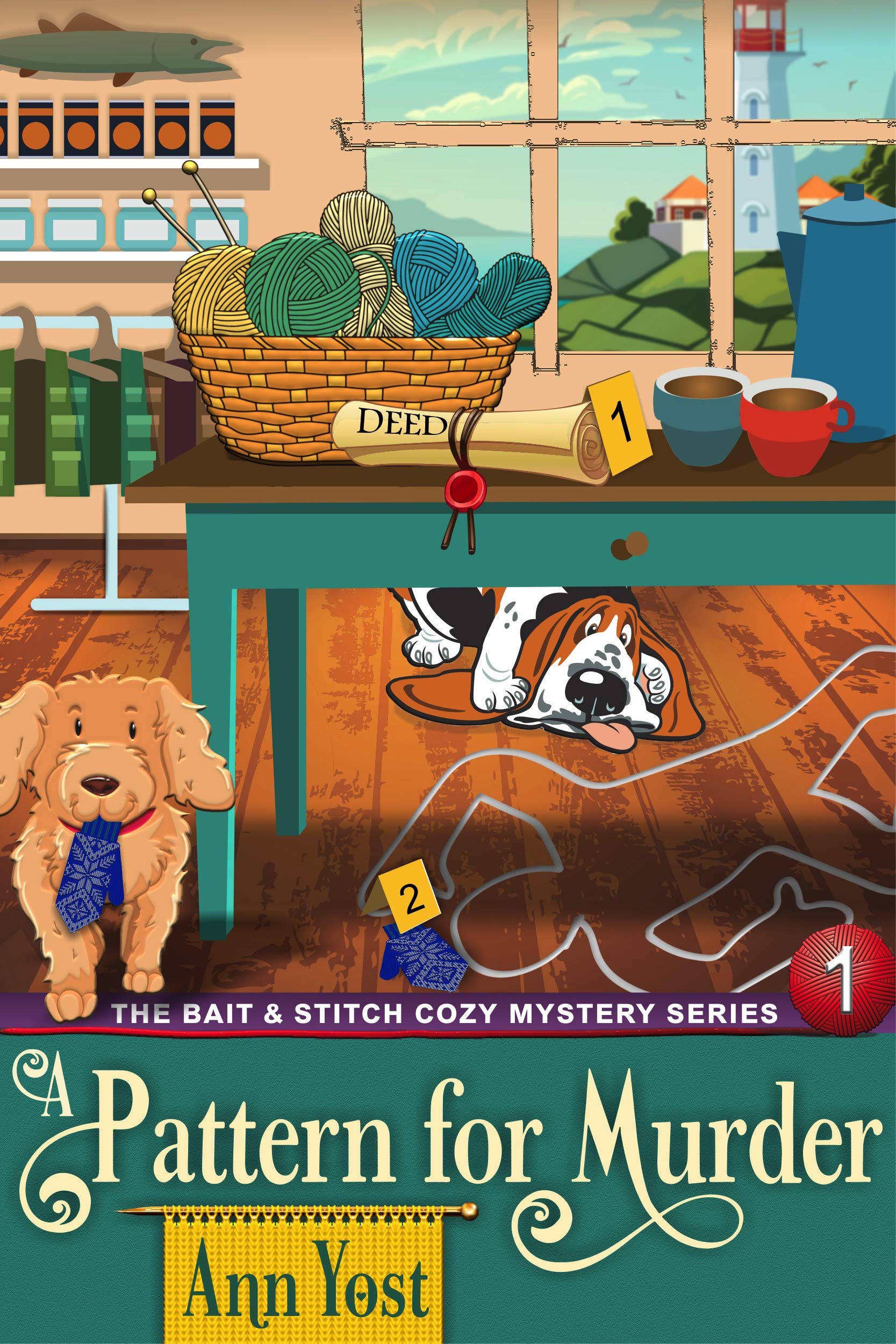 A Pattern for Murder (The Bait & Stitch Cozy Mystery Series, Book 1)