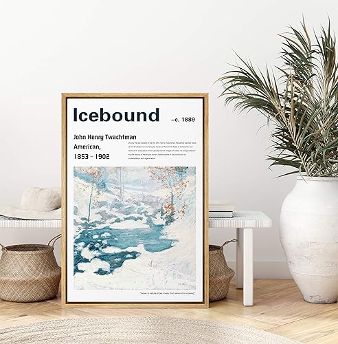 Miniatura 43 de IDEA4WALL - Lienzo enmarcado con impresión de arte abstracto listo para colgar en la pared de la sala y habitación Bs06-2103-famoso-m15