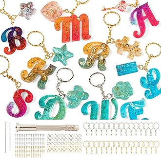 Silicone Alphabet Resin Molds Kit