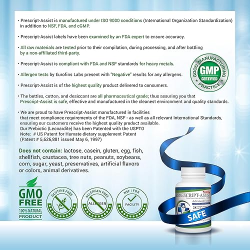 Miniatura 4 de Prescript-Assist (Proteína de guisante añadida) paquete de 2 (120 cápsulas)