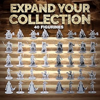 ダンジョンズ&ドラゴンズ　ミニチュアセット　Dungeons&Dragons Amazon.co.jp: Path Gaming 20ピース 未塗装ミニチュアセット
