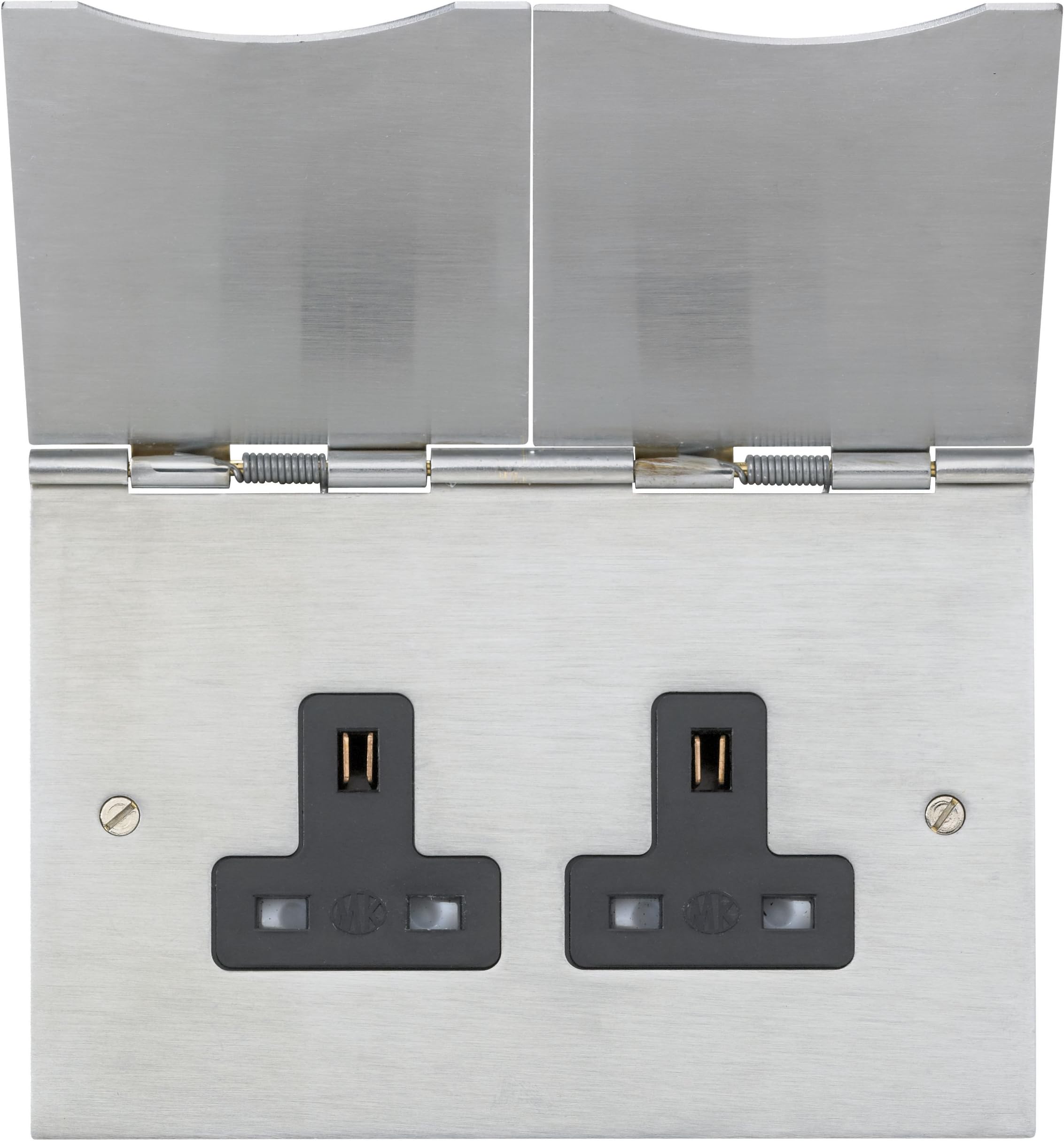 MK Aspect K24742 BSS B 13 amp Double Unswitched Floor Socket