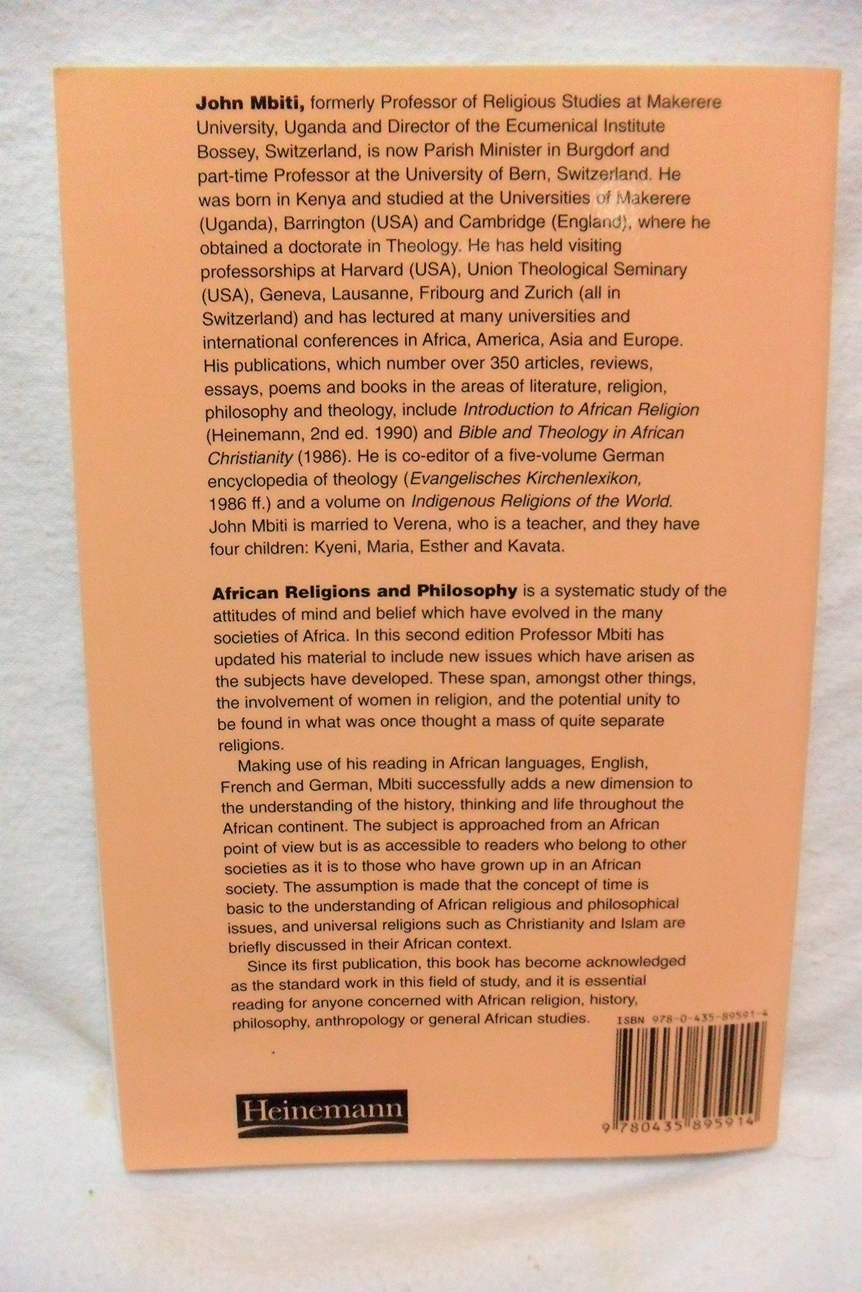 African Religions and Philosophy (2nd edition)
