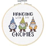 Dimensions 72-76290 Gnomies Embroidery Cross Stitch Kit, 6