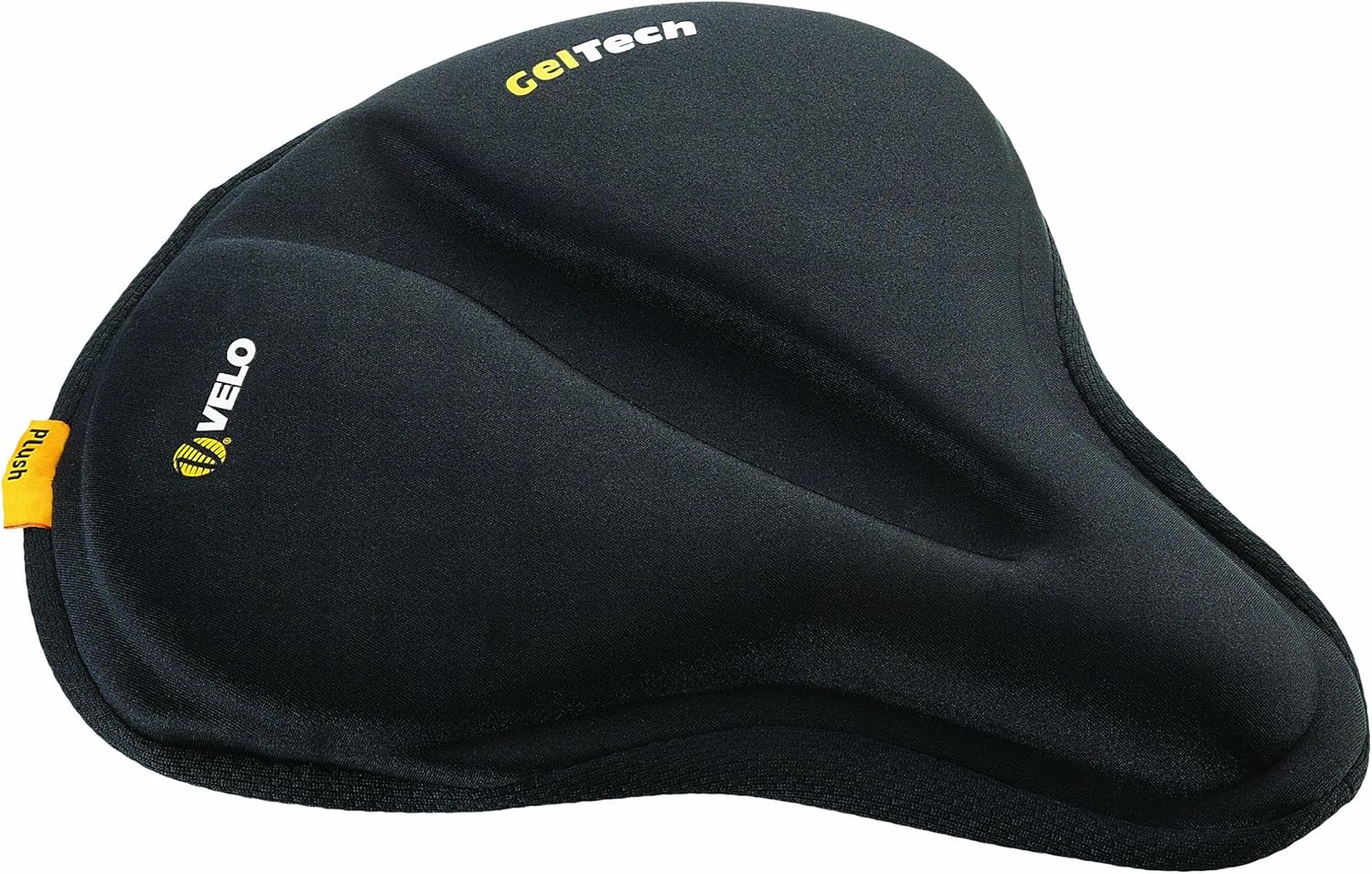 Velo Cover 1 Plush Saddle Cover, Black/Grey by Velo
