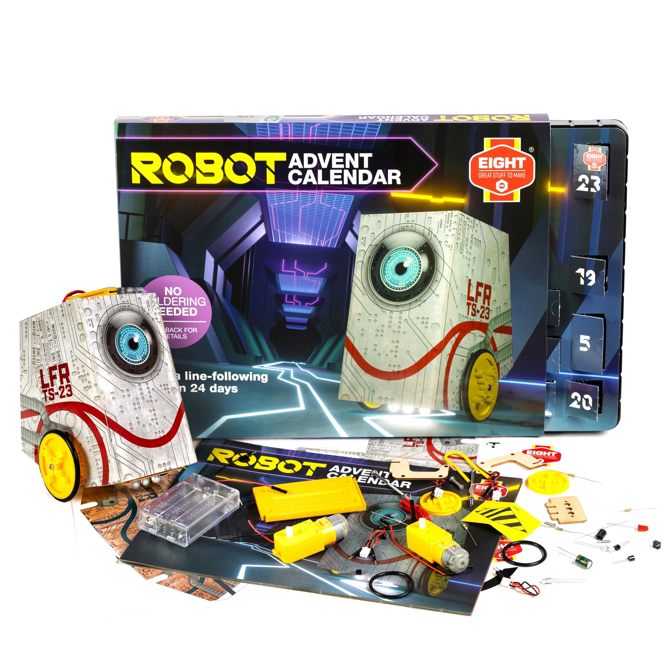 Kit Calendrier de l'Avent EIGHT - Construisez votre propre robot