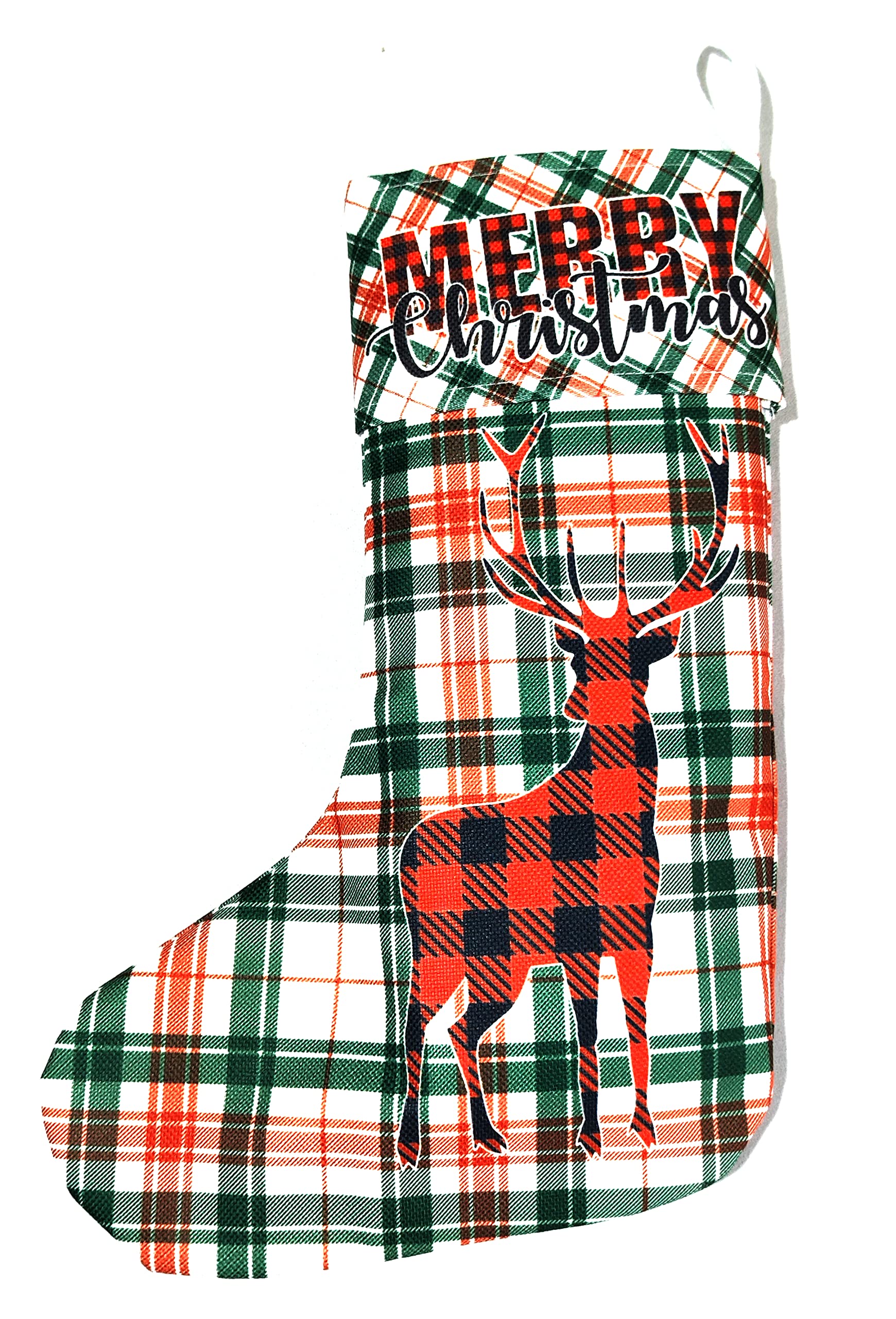 KXMDXARed Deer Merry Christmas Xmas New Year Large 3D Christmas Stockings Xmas Socks Gift Bag Family Holiday Xmas Party Christmas Decor
