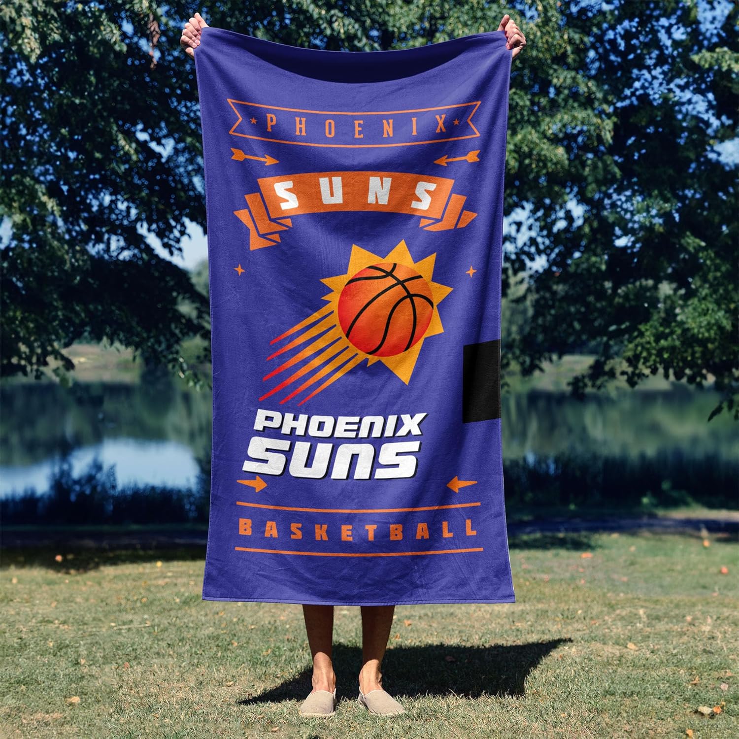 NORTHWEST NBA Phoenix Suns Beach Towel, 30" x 60", Hardwood Classics