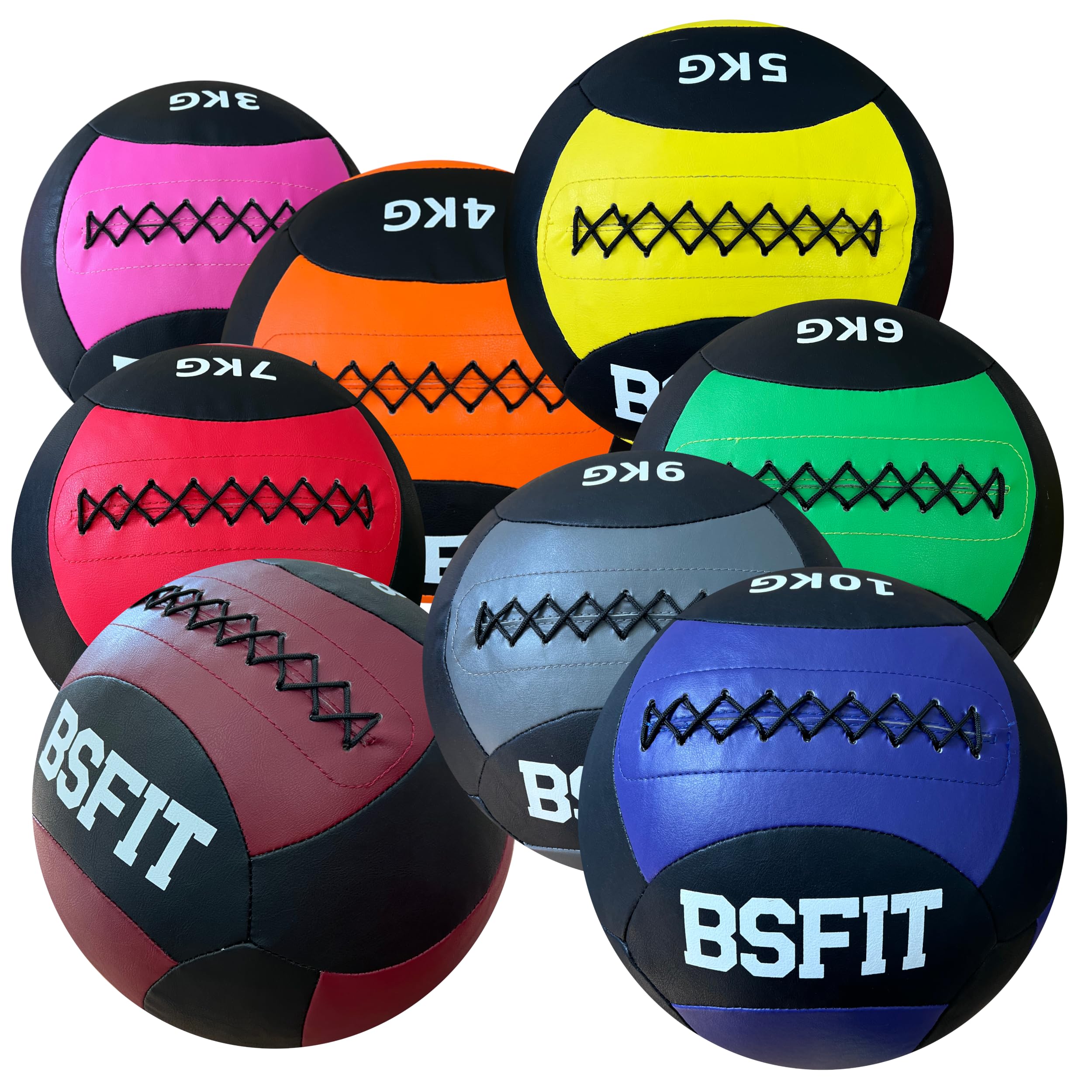 Ball, Wall Ball Medicinal para Ejercicios de Funcional Fitness, balón Medicinal, balón Medicinal 5 Kilos y Workout, Ideal para Gimnasio en Casa y Yoga - Balon Peso, Wall Ball 5 kg