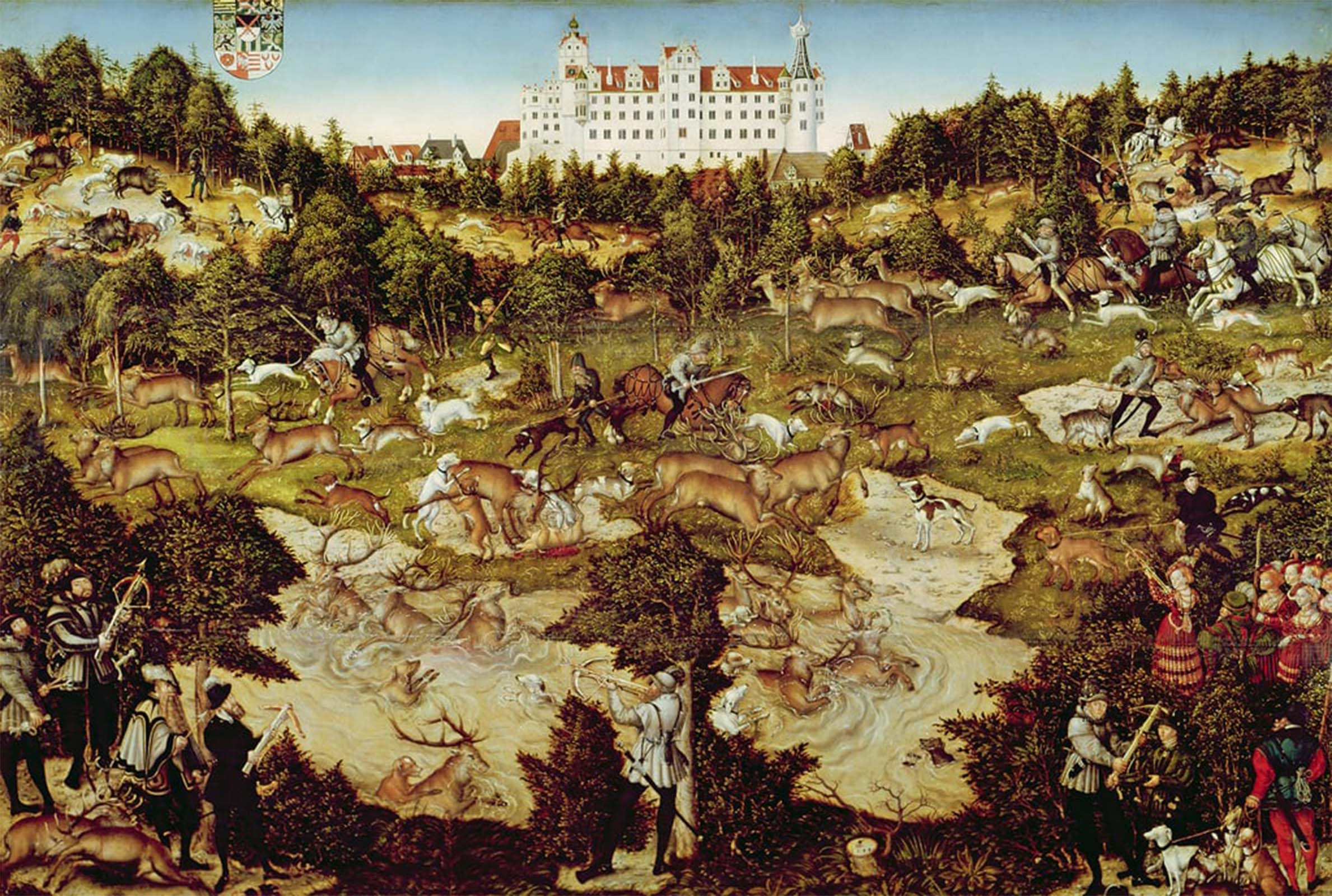 POSTERIIk Vintage Art Print Images Pictures Print Melancholy by Lucas Cranach the Elder Modern Colour Posters for Office Home Decor 60x90cm