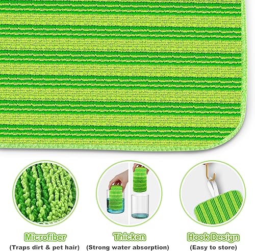 Miniatura 4 de Paquete de 6 almohadillas reutilizables para trapeador Swiffer PowerMop, almohadillas de fregona eléctrica, repuestos de mopa eléctrica,