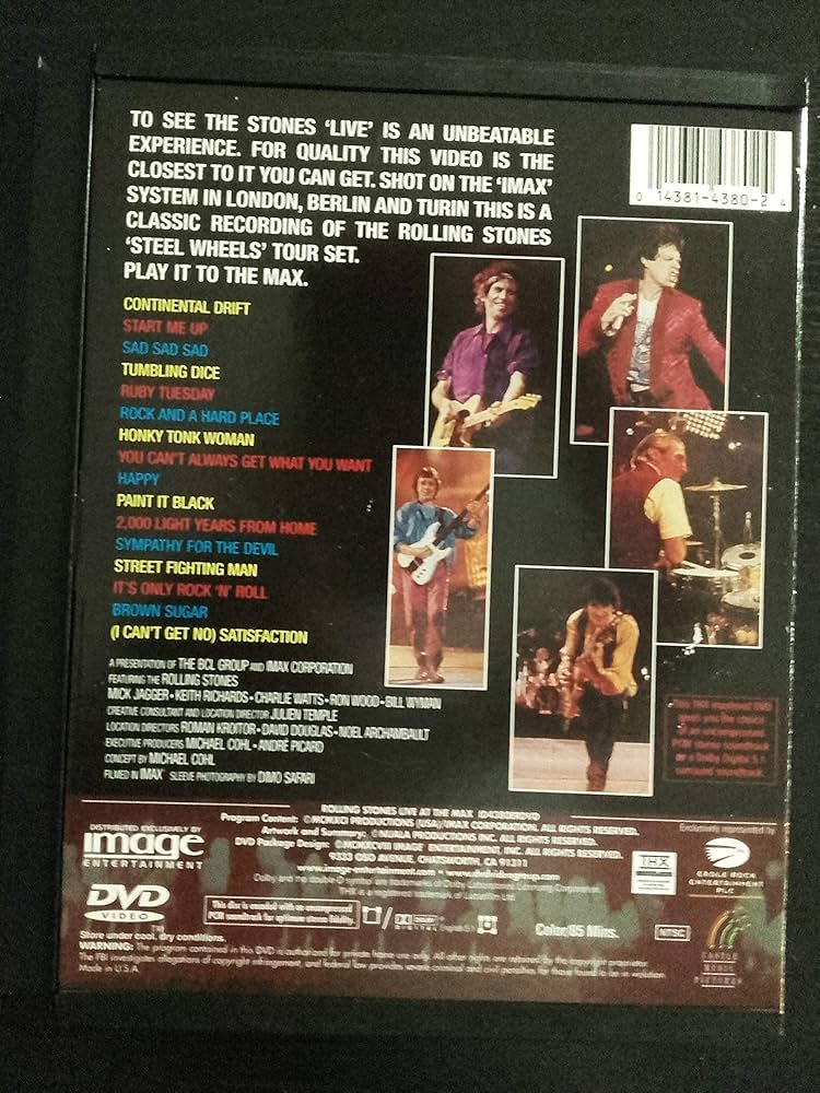 ザ・ローリング・ストーンズ・アット・ザ・マックス [DVD] The Rolling Stones: Live at the Max DVD - The Rolling Stones