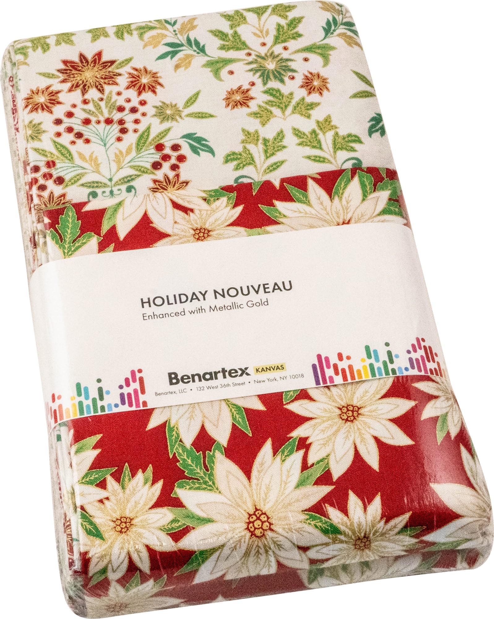 Kanvas Studio Holiday Nouveau 19 Fat Quarters Benartex