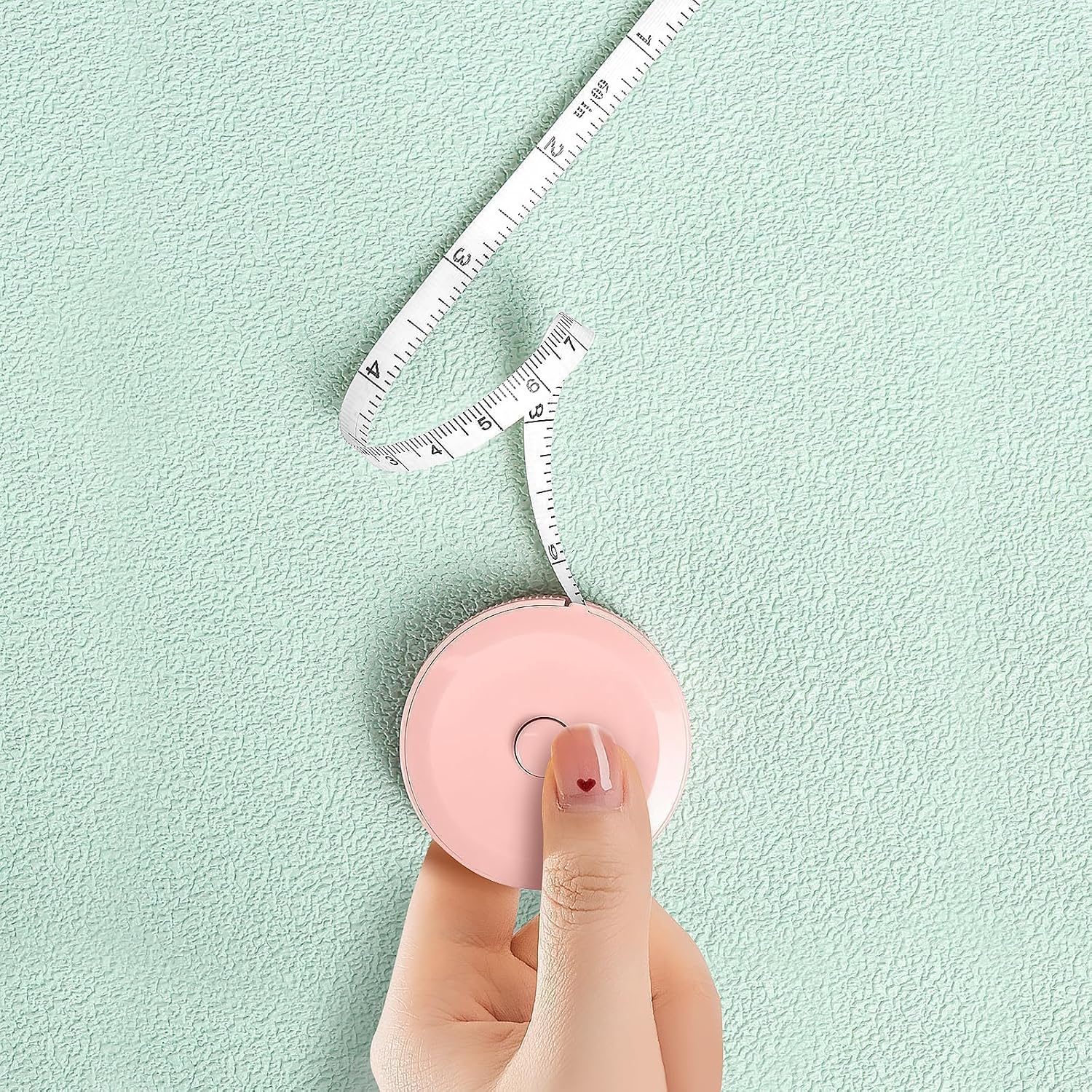 3 Pack Measuring Tape for Sewing Supplies, Measuring Tape for Body Measurements, Retractable Tape Measure and Fabric Tape(Nordic Pink)