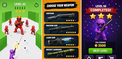 Bullet Master 3D: Action Shooting Physics Puzzle – vue 7