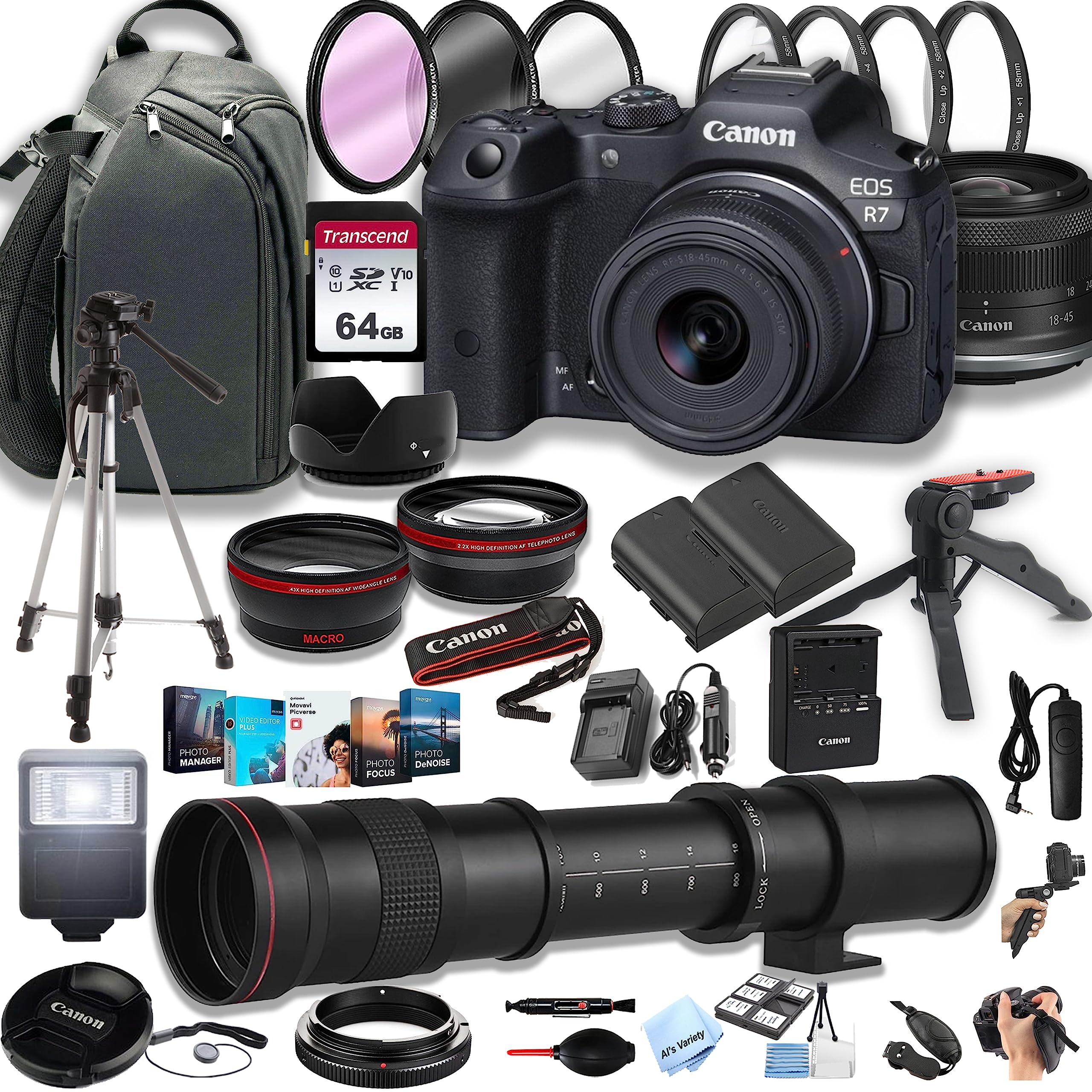 Amazon.com : Canon EOS R7 Digital Camera with RF-S 18-45mm f/4.5