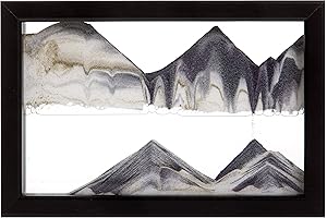 KB Collection Horizon Black Moving Sand Art