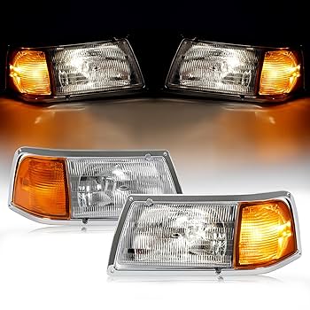Amazon.com: KUAFU Pair Headlight w/Adjusters + Corner Light