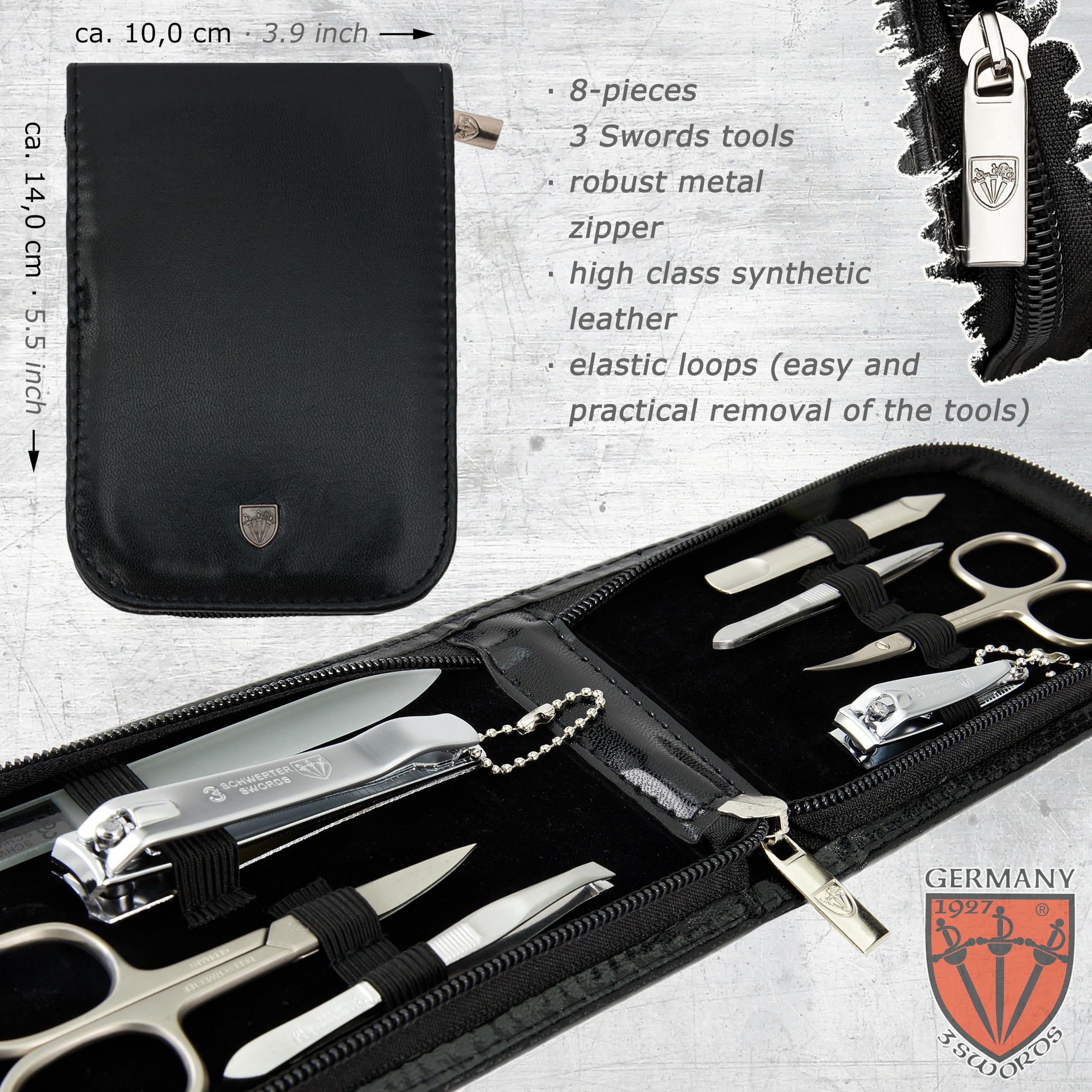 3 Swords Germany – kit de pedicura manicura (774)