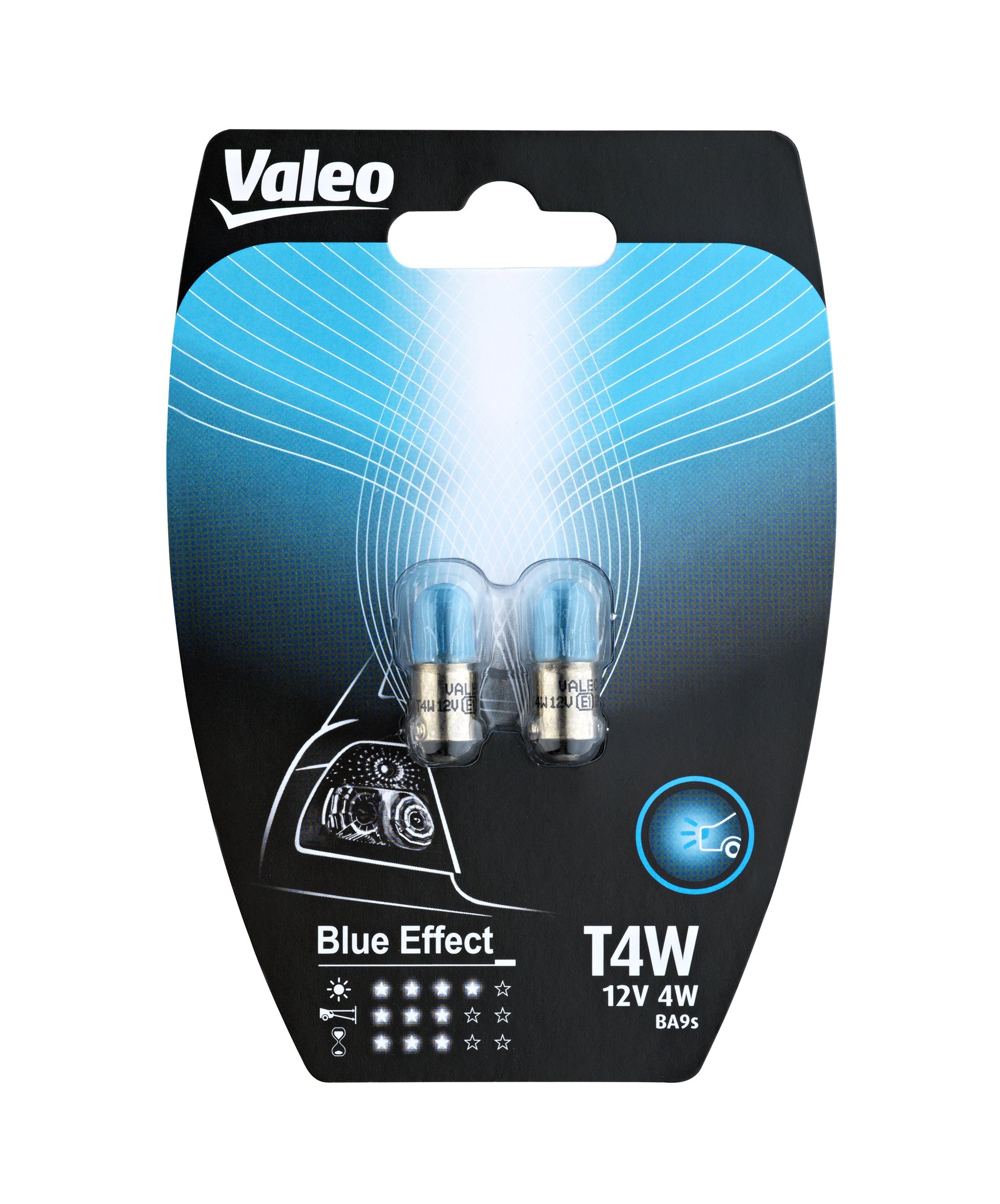 Fits VALEO 032132 BULB IN BLISTER T4W X2 BLUE EFFECT