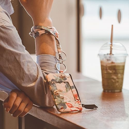 Miniatura 4 de MNGARISTA Funda de identificación con cremallera y cordón, billetera con cordón de moda, cartera de identificación con cordón, Maia