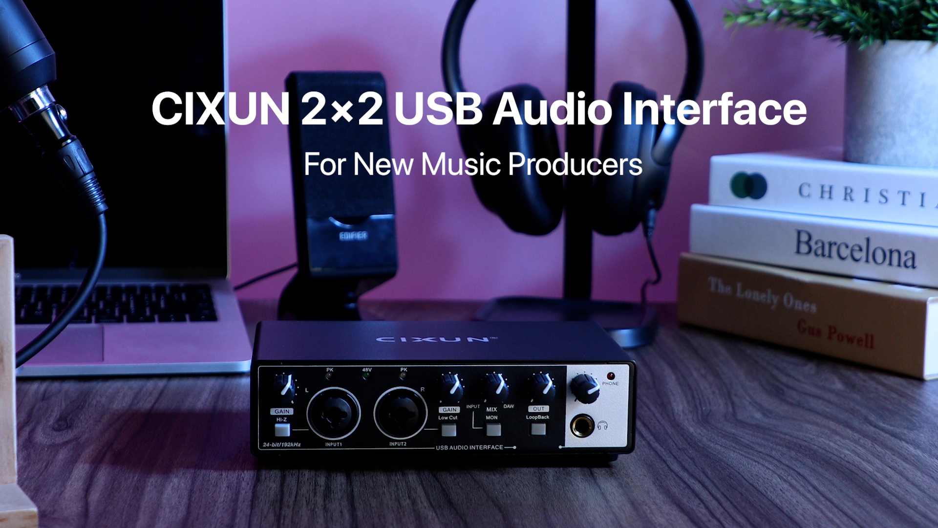 Amazon.com: CIXUN 2x2 USB-C Audio Interface for PC/Mac Recording