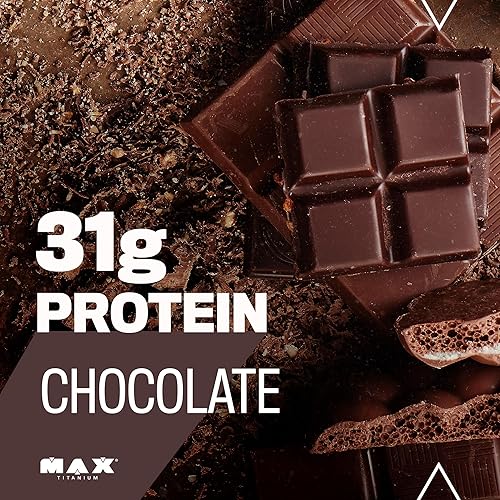 Miniatura 2 de MAX TITANIUM Proteína de suero de leche, sin sabor artificial, aislado de suero transparente, 4 libras (paquete de 1) - Chocolate