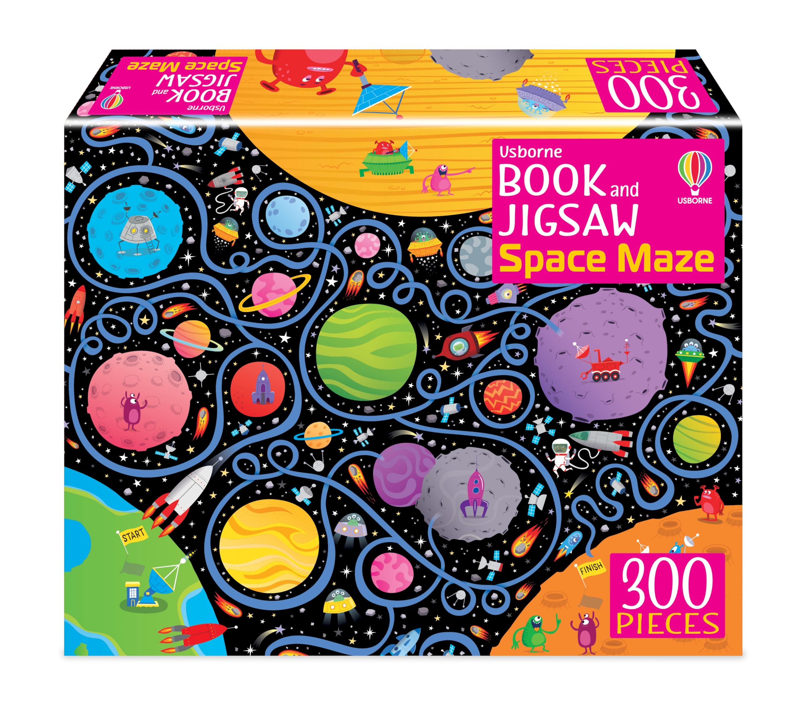 Usborne Book and Jigsaw Space Maze by Sam Smith (Paperback Book)