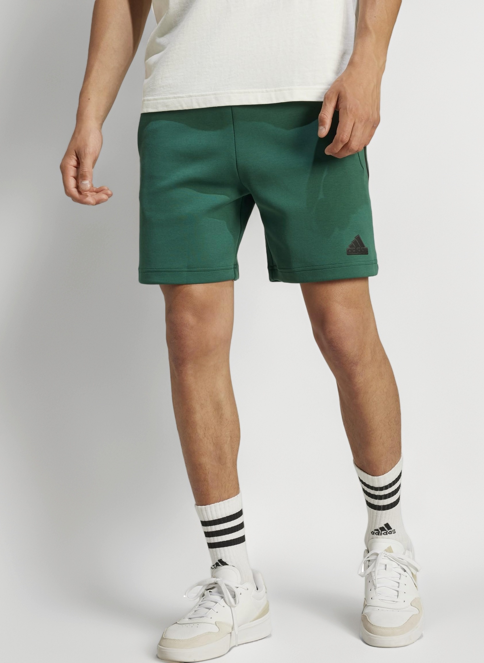 Amazon | [アディダス] スウェット ハーフパンツ FI 3ストライプス