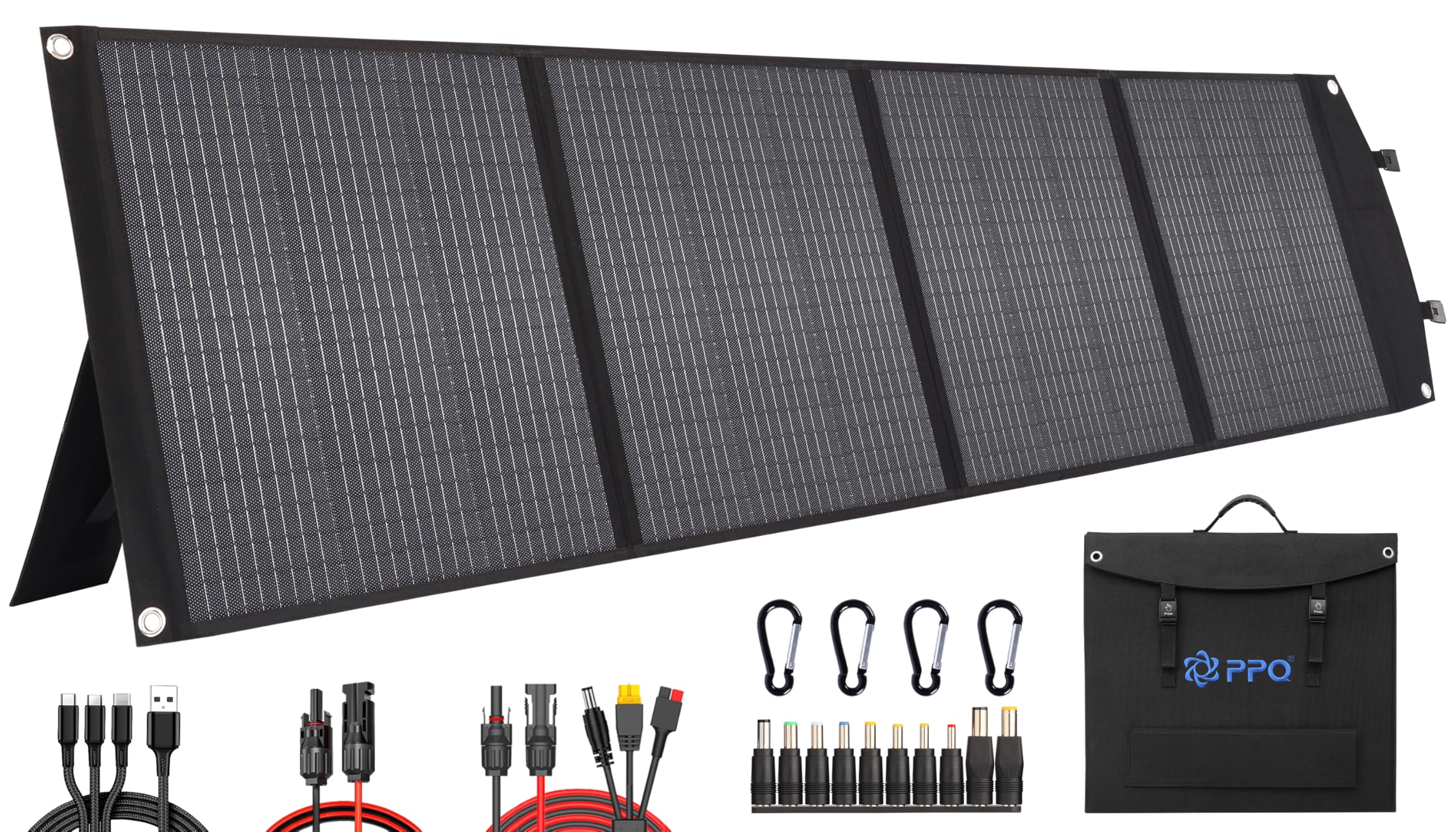 Amazon.com : PPQ 200W Portable Solar Panel Kit 18V/12A,14lb