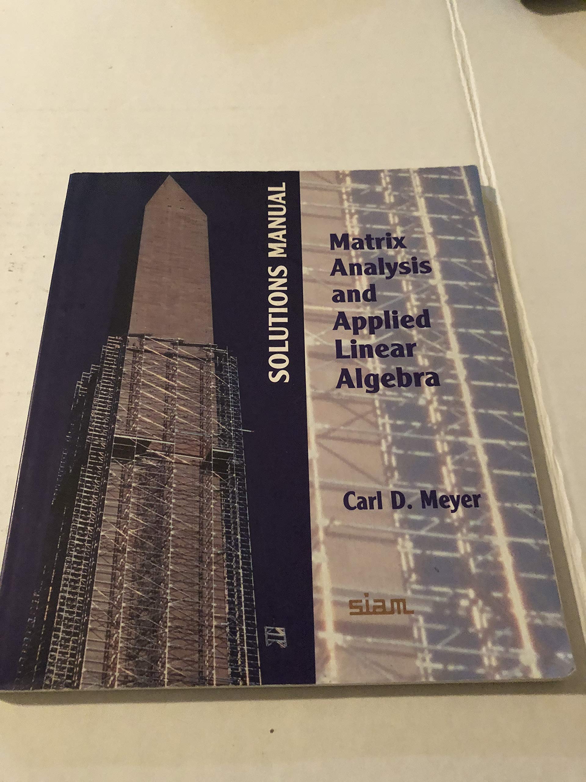Matrix Analysis and Applied Linear Algebra (Solutions Manual)