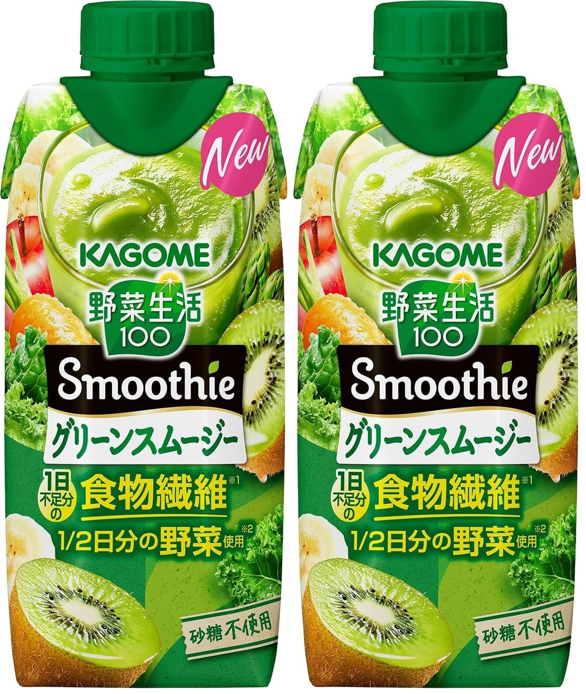 カゴメ 野菜生活100 スムージー3種　330ml×56本セット Amazon.co.jp: カゴメ 野菜生活100 Smoothie(スムージー)グリーン
