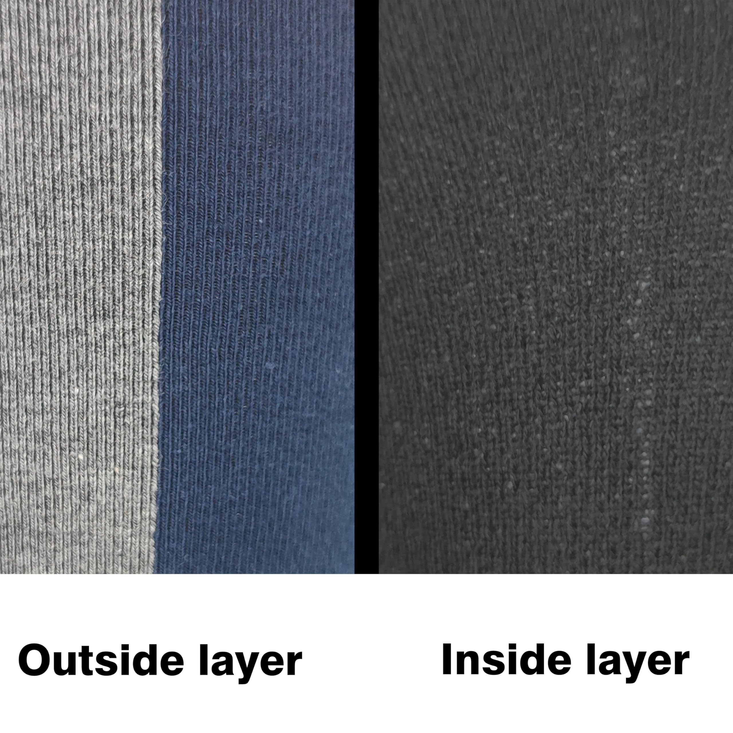 OTTERSHELL Chaussettes longueur genou étanches en laine mérino. Chaud et respirant. Tissu composite à 3 couches, anti-humidité pour la randonnée, la randonnée, le ski