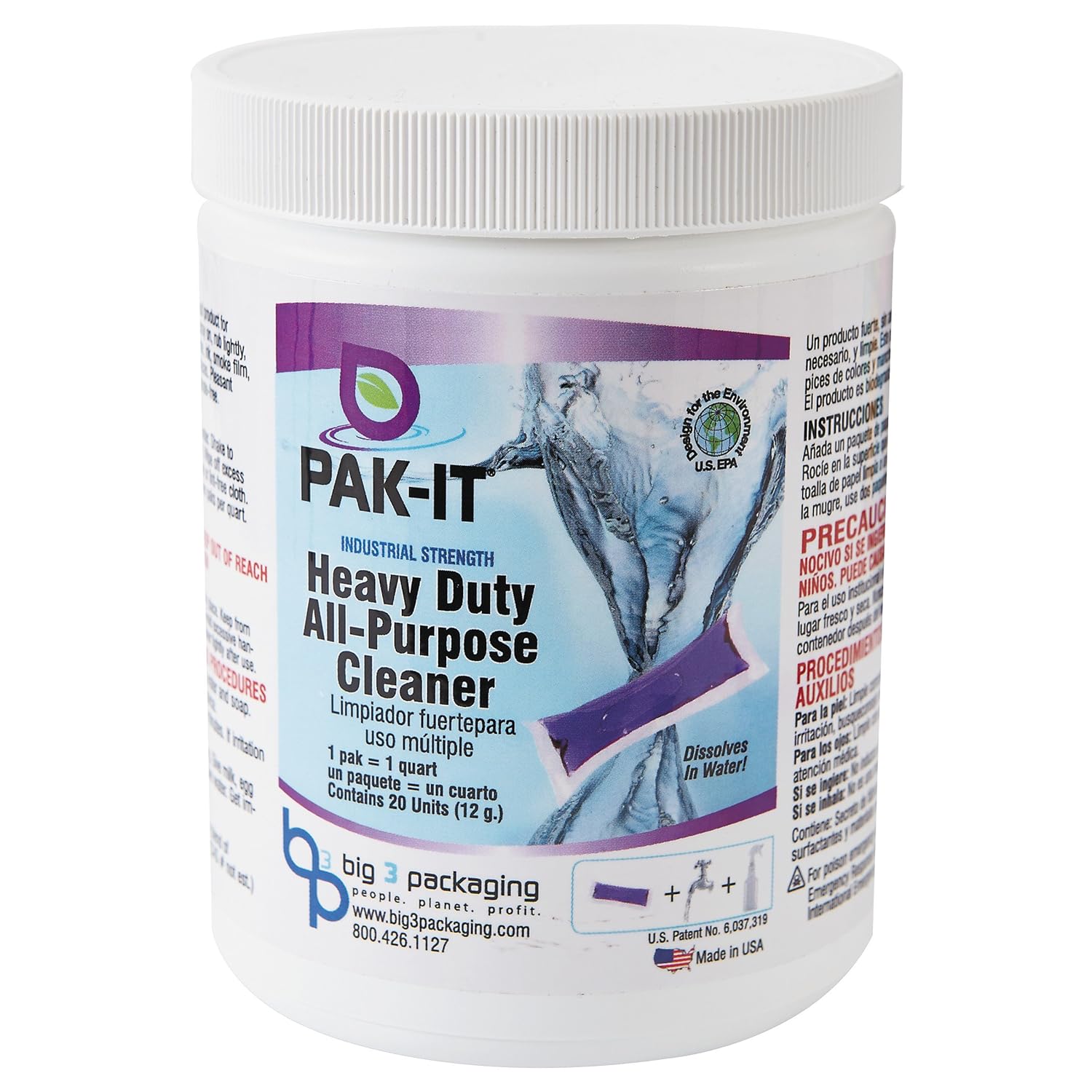 PAKIT 574420002240 HeavyDuty AllPurpose Cleaner, Pleasant Scent, 20