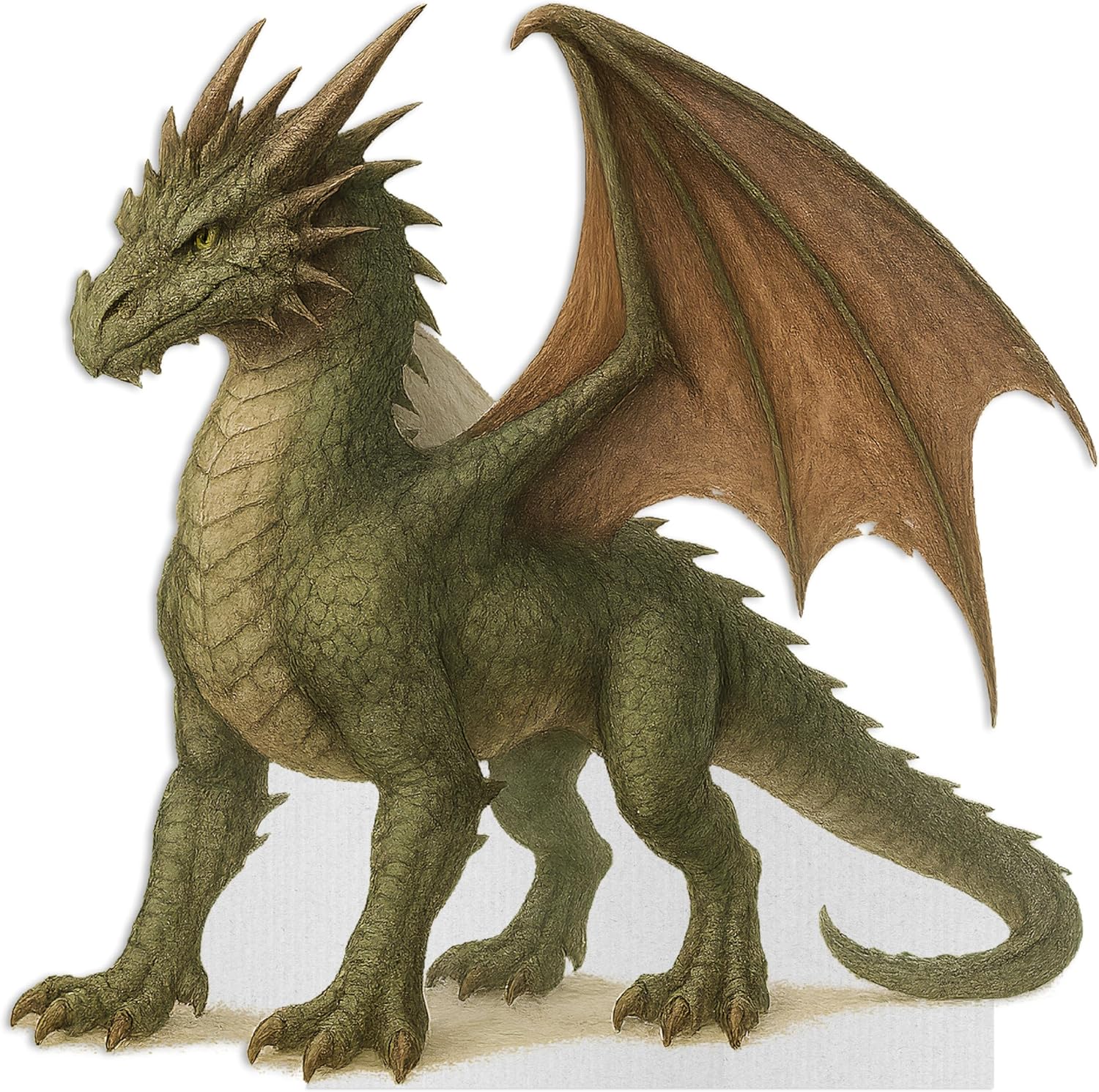 Dragon Life Size Standee - 4FT Freestanding Coroplast Cutouts | Fantasy Animal Standup Photo Booths, Birthday & Halloween Decorations