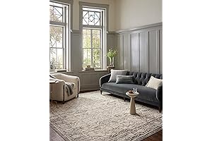 Magnolia Home by Joanna Gaines x Loloi Ivory/Stone Area Rug