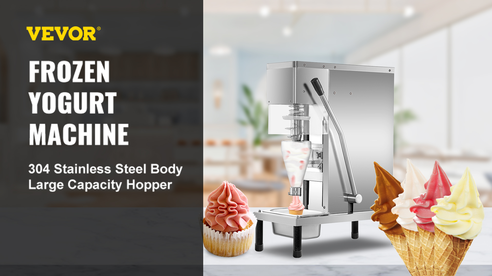 frozen yogurt blending machine